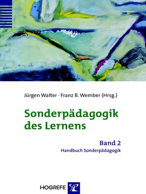 cover image of Sonderpädagogik des Lernens